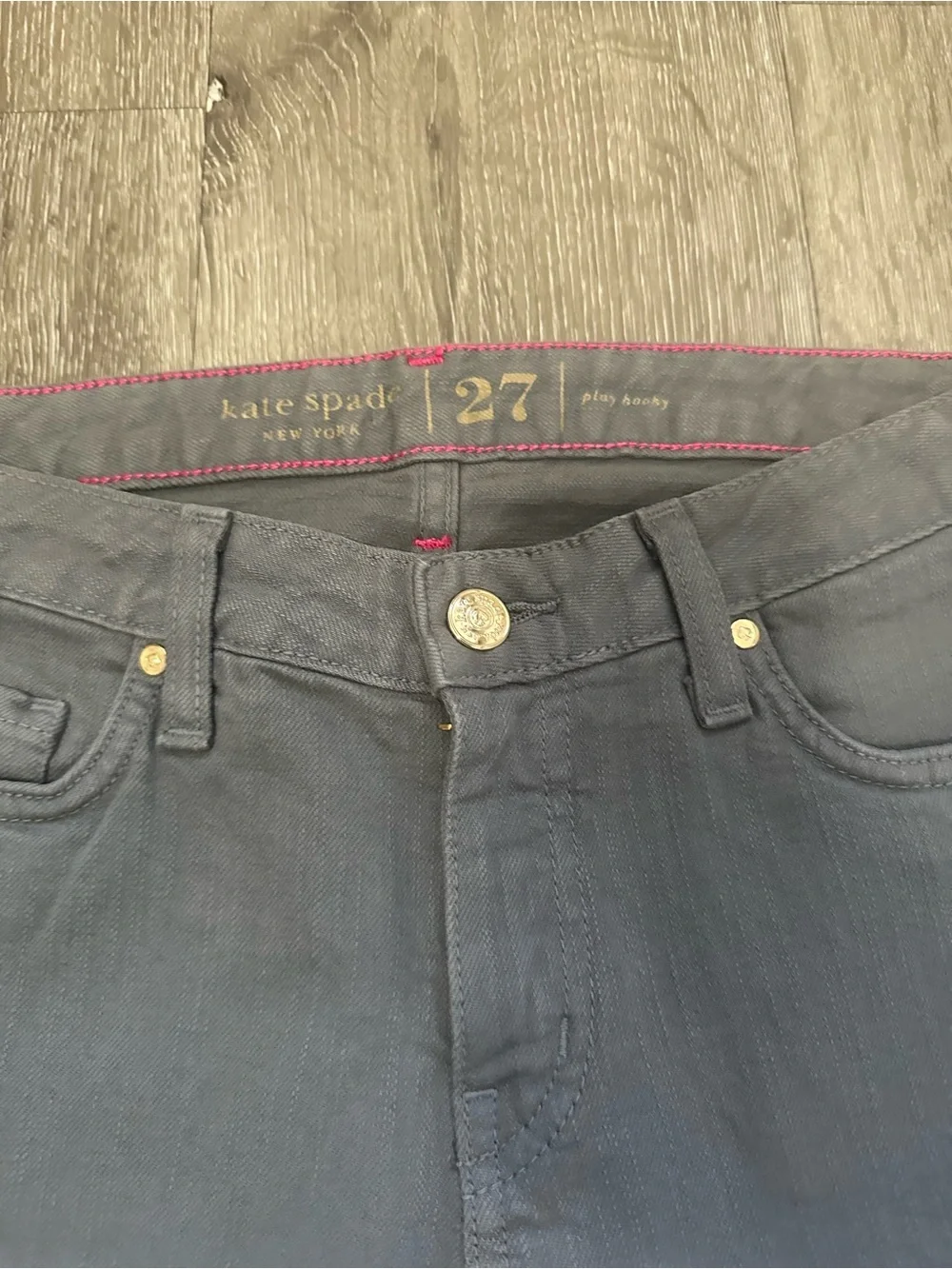 kate spade Slim Gray Skinny Jeans